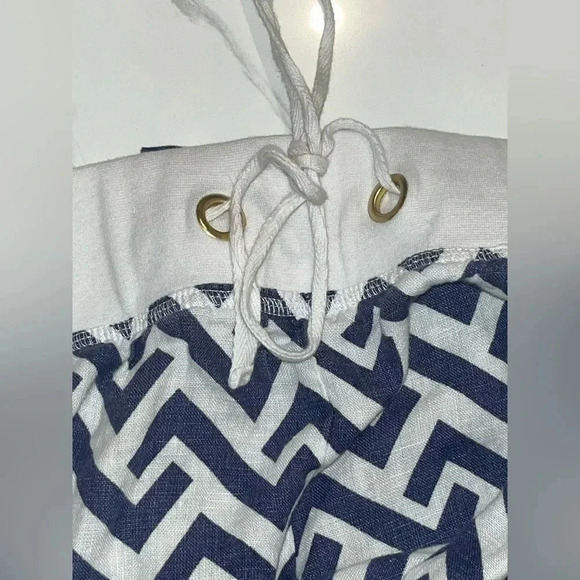 Linen Trouser Beach Pants All for Color White Navy S - Picture 9 of 11